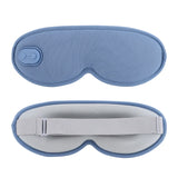 3D Sleep Eye Mask Hot Steam & Vibration Eye Massager, Electrical Temperature Control Blindfold for Relaxing Sleep